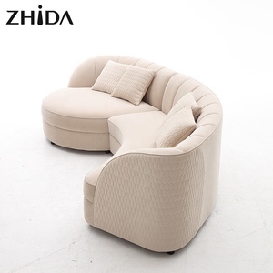 Fabricación de Sofás, Muebles de Sala de Estar de Lujo, Sofás Seccionales, Juego de Sofás de Terciopelo - Product Image 3
