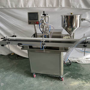 Máquina de llenado de líquidos de alta precisión con bomba de rotor servo de un solo cabezal, totalmente automática para botellas, eléctrica de 220V - Product Image 1