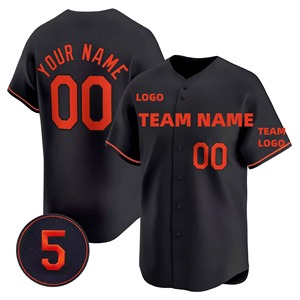 Custom <b>Baseball</b> Jersey Team Uniform Set Sublimated Stitched Numbers Breathable Personalized Plus Size 100% Polyester - Product Image 2