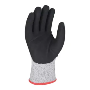 SKYEE gros nitrile sableux entièrement enduit résistant aux coupures <span class=keywords><strong>snti</strong></span> antidérapant anti-crevaison travail de sécurité gants de construction avec poignée - Product Image 4