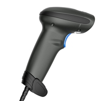 Lecteur de codes-barres laser filaire USB portable avec interface rapide pour la gestion des stocks