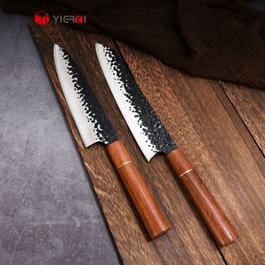 Chất Lượng Cao Búa Lớp Phủ Màu Đen Lưỡi Dao Nhà Bếp Giả Mạo Dao Đa Chức Năng Dao Thiết Lập Với Điểm Khác Nhau của Thanh Kiếm - Product Image 4