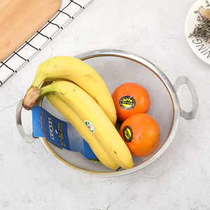 Stainless Steel Double Ear Mesh Strainer Set Multifunction Kitchen Colander For Vegetable Fruit Washing Draining - Product Image 4