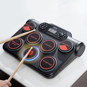 <span class=keywords><strong>E</strong></span> Drum Kit Bộ Trống Để Bàn Âm Trầm 6000Mah Chức Năng Midi Kỹ Thuật Số Di Động Có Thể Sạc Lại - Product Image 1