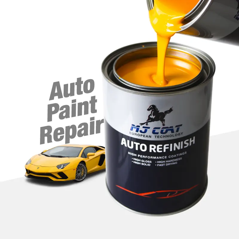 उच्च गुणवत्ता उच्च चमक ऑटोमोबाइल रंग गर्म बेचने के लिए आसान छिड़काव 2k कार कोटिंग्स धातु का रंग कोटिंग कार पेंट