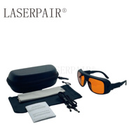 Rencontrez le CE EN207 prix de gros 532nm protéger les lunettes de sécurité laser à lentille en verre laser vert pour les ultraviolets