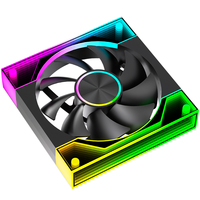Ventilateur de boîtier PC XINMAI 120 mm Infinity Mirror ARGB PWM 5V 3 broches silencieux à roulement hydraulique RGB pour refroidissement d'ordinateur de jeu