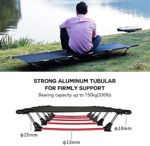 Letto Pieghevole Portatile Moderno in Alluminio Leggero per Spiaggia, Parco, Esterni, Adulti, Campeggio e Viaggi - Product Image 3
