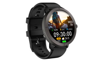 Reloj inteligente Android resistente al agua 5ATM DM76 Smartwatch Reloj con pantalla AMOLED redonda con GPS de 6 satélites para reloj de triatleta - Product Image 4