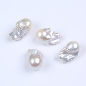 Perlas Keshi Barrocas de Agua Dulce Naturales de 15-18 mm, Cuentas Sueltas Blancas de ABS para Hacer Collares, Pulseras y Pendientes, Mars Zhuji - Product Image 1