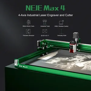 NEJE Max 4 A40640 yüksek güç lazer ahşap gravür makinesi yönlendirici masaüstü endüstriyel lazer gravür kesme makinesi