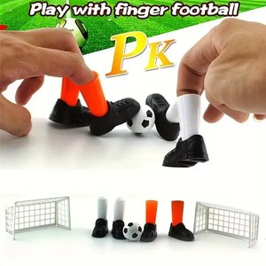 Mini Football Game Set with Field Mat Accessories for Children Customization Tabletop Finger Football Competition Game Toy Gift