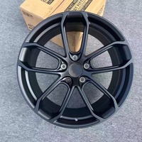 Jantes en alliage satiné noir 5x130 de 19, 21 et 22 pouces pour Porsche Cayman 981 982 718 GT4 Cayenne GTS Turbo Macan