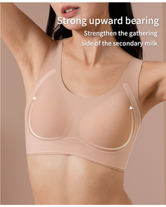 <span class=keywords><strong>Sujetador</strong></span> <span class=keywords><strong>push</strong></span>-<span class=keywords><strong>up</strong></span> de gelatina sin costuras para mujer de talla grande, Copa grande diario para mujer con estilo cómodo, grosor fino sólido, sin cables - Product Image 3