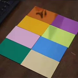 Polystyrene bạc/vàng một cách Tấm Gương nhà cung cấp lớn PS Styrene gương giá rẻ trở lại áo nhựa gương cho tiêu hao - Product Image 2