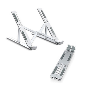 แท่นวางแล็ปท็อปปรับความสูงได้แบบพกพาวัสดุโลหะอะลูมิเนียมพับได้ง่าย - Product Image 3