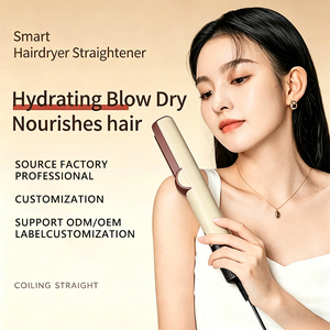 Secador de Pelo <span class=keywords><strong>Profesional</strong></span> 2 en 1 de Alta Calidad, Aparato para el Cuidado y Peinado del Cabello, <span class=keywords><strong>Plancha</strong></span> de <span class=keywords><strong>Titanio</strong></span> para Cabello Húmedo y Seco - Product Image 6