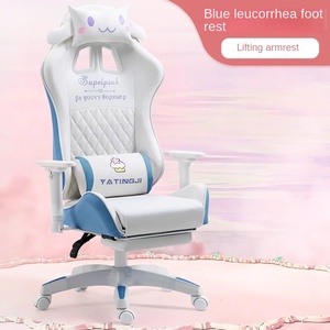 Ghế chơi game da cao cấp thiết kế hiện đại, khung kim loại, nâng hạ khí nén 3 cấp độ, tay vịn điều chỉnh được, ngả lưng, xoay, dùng cho nhà và văn phòng - Product Image 5