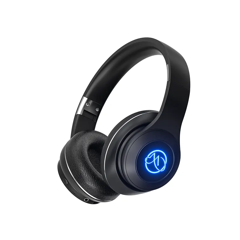 Hxbh10 — écouteurs sans fil Bluetooth, lumière RGB, Logo de Type C, oreillettes pour ordinateur, suppression du bruit, casque d'écoute, nouvelle collection