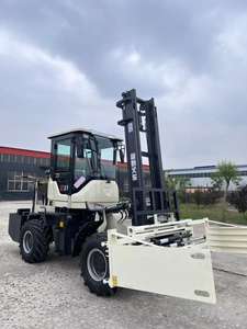 HUAYA חדש קומפקטי 4wd 2wd 4x4 4000 kg <span class=keywords><strong>4</strong></span> טון ארבעה גלגל כונן מלגזה כל <span class=keywords><strong>terrain</strong></span> המלגזה עם מונית/EPA/Euro5 - Product Image 6