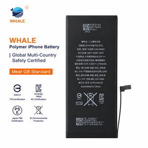 WHALE สำหรับแอปเปิ้ล ไอโฟน 6S พลัส, 2750mAh, A1634 <span class=keywords><strong>A1687</strong></span> A1690 A1699 แบตเตอรี่, แบตเตอรี่ทดแทนมือถือแอปเปิ้ล, สำหรับไอโฟน 6S พลัส - Product Image 4