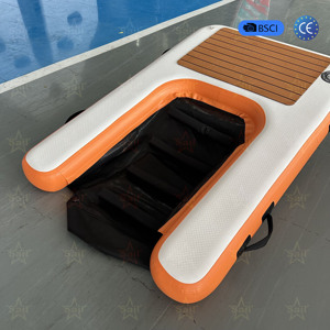 Échelle souple en PVC personnalisée pour chiens, plateforme à marches, <span class=keywords><strong>escalier</strong></span> pour animaux de compagnie, rampe gonflable pour chiens pour <span class=keywords><strong>piscine</strong></span>, lac, quai, bateau - Product Image 2