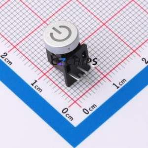 TM-007-D1-A-01 Tactile Switch Through hole Component (THT) Switch Single Pole Single Throw Round Button 2.6N 8.7mm - Product Image 1