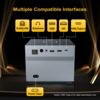 Proyector de Alcance Corto Inteligente, Portátil, Mini, con Android 11, WiFi Inalámbrico, 200ANSI Lúmenes, LCD, Enfoque Eléctrico, Luces RGB, en Oferta
