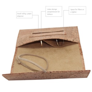 Estuche para Cigarrillos de Corcho con Diseño Personalizado OEM de la Marca Boshiho, Bolsas Veganas para Tabaco - Product Image 3
