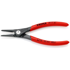 Knipex 49 11 A1 SB คีมหนีบที่แม่นยำสำหรับวงแหวนภายนอกบนเพลาเคลือบเรซิน - Product Image 1