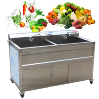 Dezoton industriële fruit- en groentewasmachine met bubbel- en ozonreiniger voor commerciële en huishoudelijke voedselverwerking
