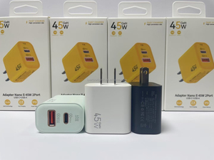 USB A Tipo C Carga Rápida Cargador Rápido de 2 Puertos para iPhone Cargador Portátil Teléfono Móvil Cargador Celular - Product Image 3