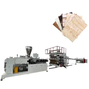 Factory Pvc Marble Wall Panel Decorative Pvc Artificial Marble Making Machine