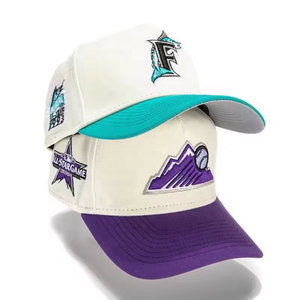 Productos principales: Gorra de béisbol promocional de 5 paneles con visera plana, 100% algodón, gorra snapback - Product Image 1