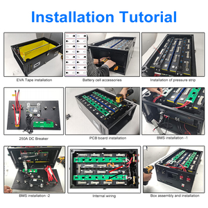 <span class=keywords><strong>PL</strong></span>/EU Stock 314AH 48V 51,2 V 16S Stapelbarer DIY-Akku Lifepo4-Batteriesatz für Solarenergie speicher - Product Image 5