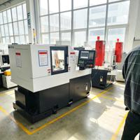 Tour CNC de haute précision SH265 à broche simple/double, tête de fraisage de précision à 2 axes, robuste