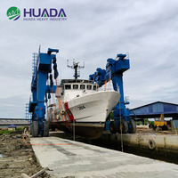 200 Ton Deniz Tipi Seyahat Vinci, Kablosuz Uzaktan Kumandalı Mobil Tekne Kaldırma Vinci, Modern Marinalar İçin