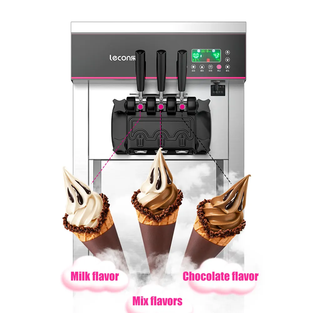 לידה מחודשת מכונת גלידה בית קפה מסחרי מכונה להכנת גלידה רכה להגשה 220v קטן מיני רך מכונת גלידה ביתית