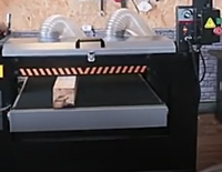 STR Ponceuse à tambour double rouleau pour le travail du bois 26 pouces 660 mm