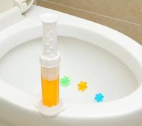 Gel de nettoyage en forme de fleur, désodorisant pour cuvette de toilette