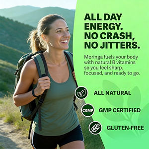 Produsen Bersertifikat NSF HALAL COA GMP, Grosir Kapsul Ekstrak <span class=keywords><strong>Moringa</strong></span> Organik untuk Mendukung Imunitas - Product Image 4