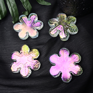 Wholesale Natural Crystal Hand Carved Mini <b>Angel</b> Aura Quartz Snowflake Melt Quartz Snowflake Collection for <b>gift</b> - Product Image 4