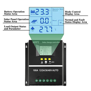 Suyeego nhà năng lượng mặt trời CHARGE CONTROLLER hệ thống 12/24/36/48V tự động 60A 80A 100A năng lượng mặt trời charge controller - Product Image 3
