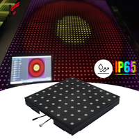 Luz de Haz para Pista de Baile RGB Impermeable IP65 C64, Pixel LED de Animación para Escenario, Carrusel DMX512 para Fiestas Disco