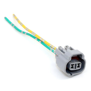 Özel etiket kutusu 43 far 15 AMP cihaz biter Toyota için 2 Pin su geçirmez konektör ABS tekerlek hız sensörü kablo demeti - Product Image 4