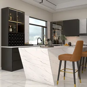 CBMMart américain personnalisé modulaire design moderne meubles de cuisine pour la maison armoire de cuisine