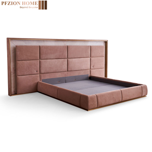 Meubles design moderne <span class=keywords><strong>de</strong></span> style italien ensemble <span class=keywords><strong>pour</strong></span> chambre à coucher grande tête <span class=keywords><strong>de</strong></span> <span class=keywords><strong>lit</strong></span> haut <span class=keywords><strong>de</strong></span> gamme - Product Image 1