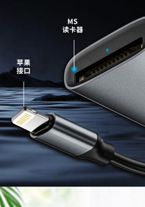 Lector de Tarjetas de Memoria PSP para Teléfono Móvil, USB 2.0 Externo, Aleación de Aluminio, Compatible con <span class=keywords><strong>MS</strong></span> <span class=keywords><strong>Pro</strong></span> <span class=keywords><strong>Duo</strong></span> y Más Tipos de Tarjetas - Product Image 6