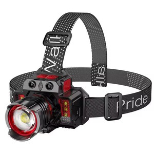 Lampe frontale LED rechargeable 2000 mAh avec capteur de mouvement pour la pêche et les activités de plein air - Product Image 1