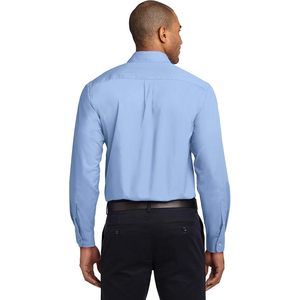 Camisa de manga larga personalizada para hombre con botones, bordado personalizado, fácil cuidado, uso casual, tela anti-pilling de manga completa. - Product Image 5